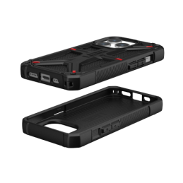 UAG Monarch iPhone 15 Pro dėklas – juodas kevlaras