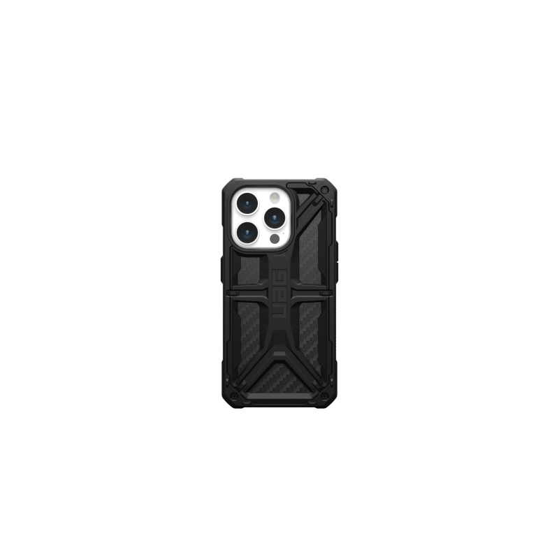 UAG Monarch iPhone 15 Pro dėklas – anglies juodumo