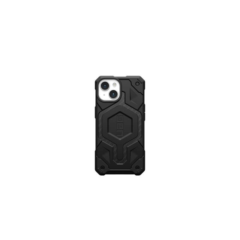 UAG „Monarch Pro“ dėklas su „MagSafe“ technologija, skirtas „iPhone 15“ – juodos anglies spalvos