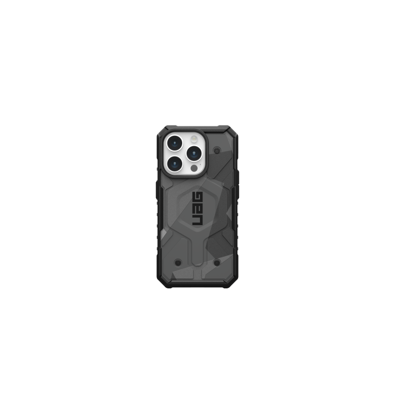 UAG Pathfinder iPhone 15 Pro dėklas – pilkas kamufliažinis