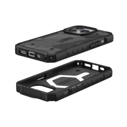 UAG Pathfinder iPhone 15 Pro dėklas – pilkas kamufliažinis
