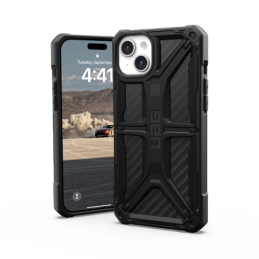 UAG Monarch iPhone 15 Plus dėklas – juodos anglies spalvos