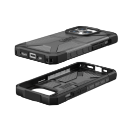 UAG plazminis dėklas, skirtas iPhone 15 Pro – pilkas
