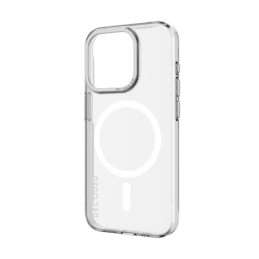 „Decoded“ permatomas, skaidrus dėklas su „MagSafe“, skirtas „iPhone 15 Pro“ – skaidrus