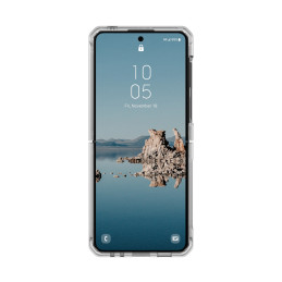 UAG Plyo Pro dėklas su magnetiniu moduliu, skirtas „Samsung Galaxy Flip 5“ – permatomas pilkas