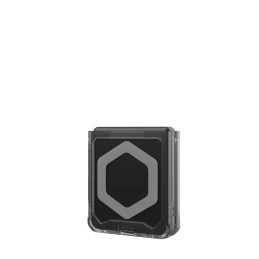 UAG Plyo Pro dėklas su magnetiniu moduliu, skirtas „Samsung Galaxy Flip 5“ – permatomas pilkas