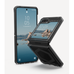 UAG Plyo Pro dėklas su magnetiniu moduliu, skirtas „Samsung Galaxy Flip 5“ – tamsiai pilkas