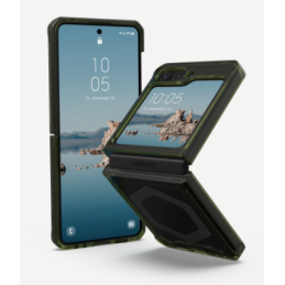 UAG Plyo Pro dėklas su magnetiniu moduliu, skirtas „Samsung Galaxy Flip 5“ – žaliai pilkas