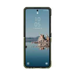 UAG Plyo Pro dėklas su magnetiniu moduliu, skirtas „Samsung Galaxy Flip 5“ – žaliai pilkas