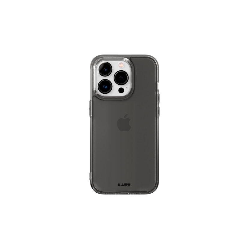 LAUT Crystal Matter X - apsauginis dėklas, skirtas iPhone 15 Pro, suderinamas su „MagSafe“ (juodas-kristalinis)