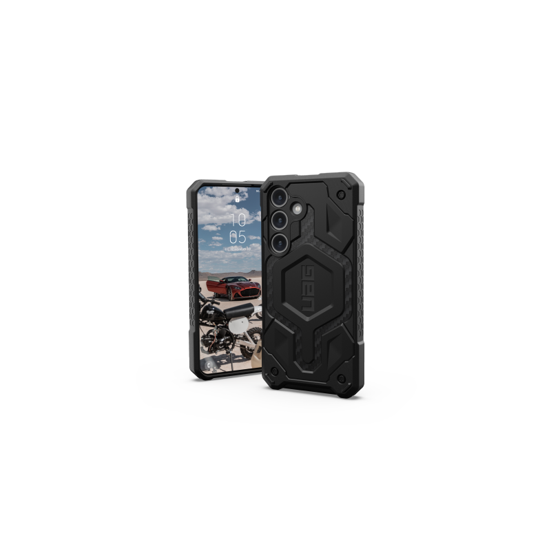 UAG „Monarch“ dėklas, skirtas „Samsung Galaxy S24“ – juodos anglies spalvos