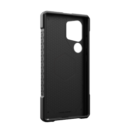 UAG Monarch Pro dėklas, skirtas „Samsung Galaxy S24 Ultra 5G“ su magnetiniu moduliu – juodas ir raudonas