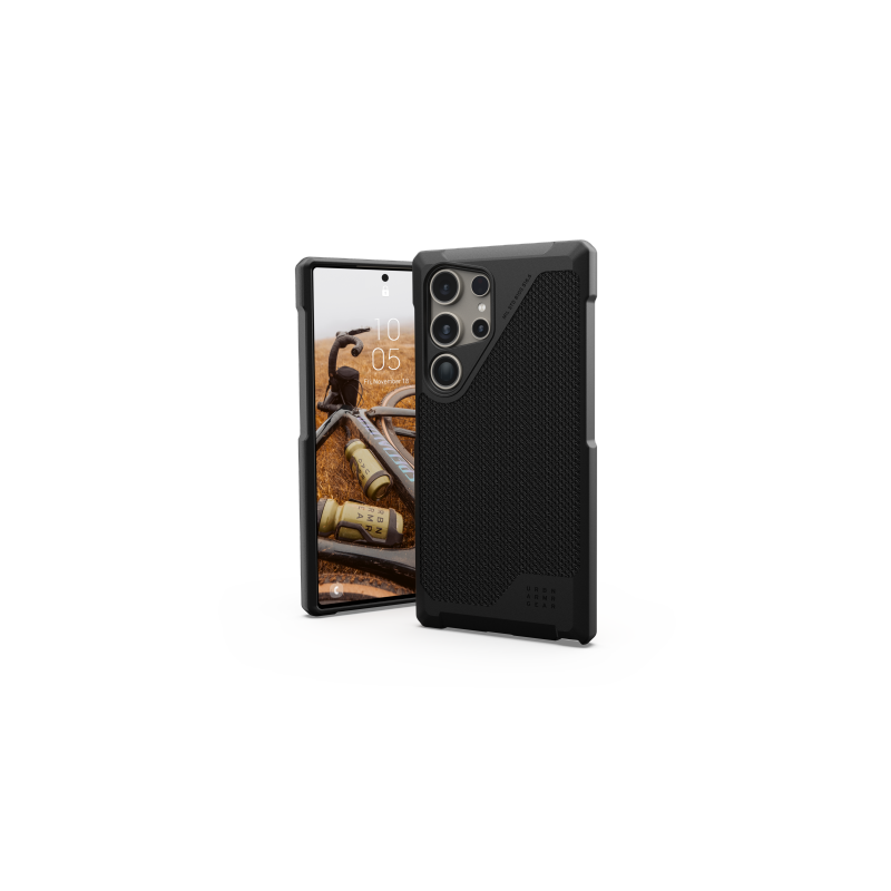 UAG Metropolis LT magnetinis dėklas, skirtas Samsung Galaxy S24 Ultra, su magnetiniu moduliu – juodas kevlaras