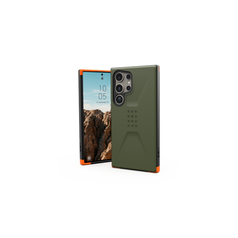 UAG Civilian dėklas, skirtas „Samsung Galaxy S24 Ultra 5G“ – žalias