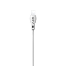 Dudao mikro USB laidas 2.4A 1m baltas (L4M 1m baltas)