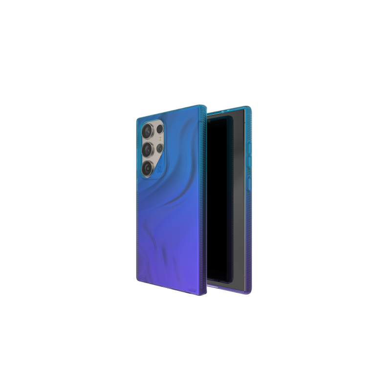 ZAGG Cases Milan dėklas, skirtas „Samsung Galaxy S24 Ultra“ – mėlynas