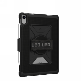 UAG Metropolis iPad 10.9" 10-osios kartos dėklas su Apple Pencil ir delno laikikliu – juodas