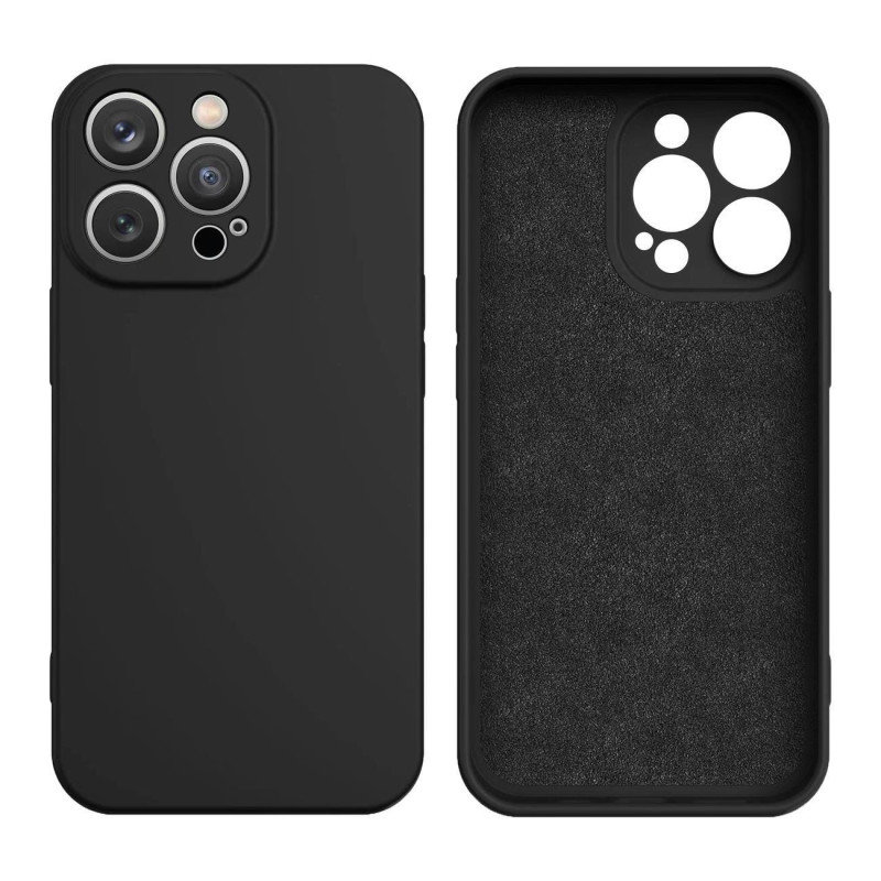 Silikoninis dėklas, skirtas „Samsung Galaxy S24“ – juodas