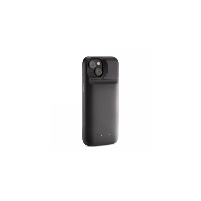 „Mophie Juice Pack iPhone 15“ dėklas su integruota 2400 mAh išorine baterija – juodas