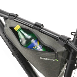 „Rockbros AS-017“ dviračio rėmo krepšys, 5 l, tamsiai žalias
