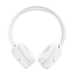 JBL TUNE 520BT belaidės ant ausų dedamos „Bluetooth 5.3“ ausinės – baltos