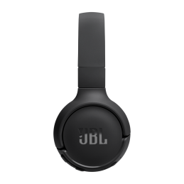 JBL TUNE 520BT belaidės ant ausų dedamos „Bluetooth 5.3“ ausinės – juodos