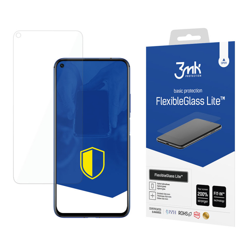 Hibridinis stiklas 3mk FlexibleGlass Lite™, skirtas Honor 20 Pro