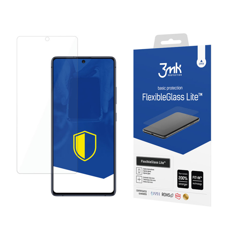 Hibridinis stiklas 3mk FlexibleGlass Lite™, skirtas „Samsung Galaxy S10 Lite“