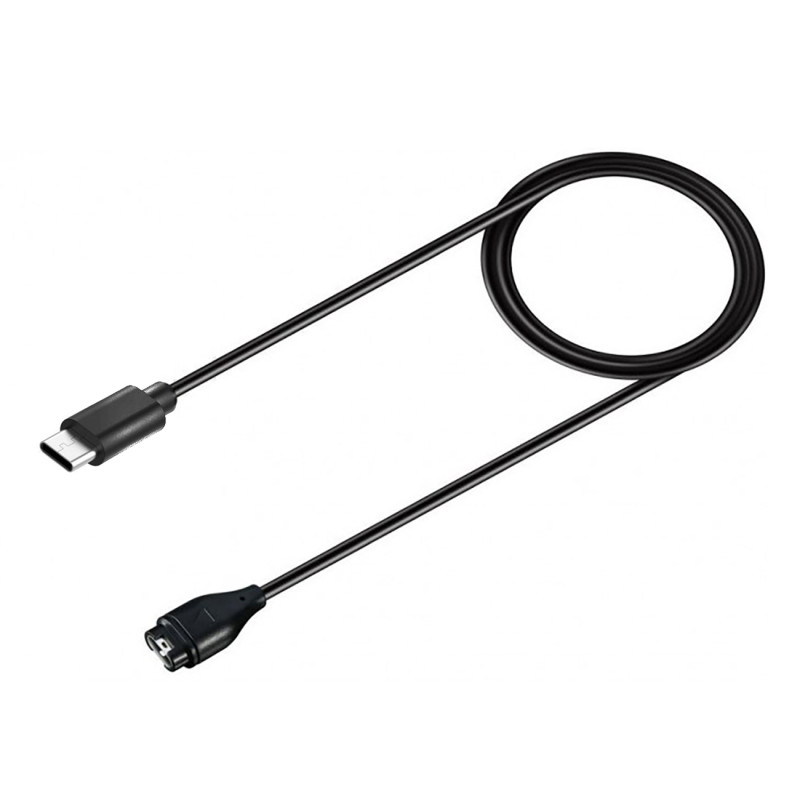 Magnetinis įkroviklis „Garmin“ išmaniesiems laikrodžiams su USB-C – juodas
