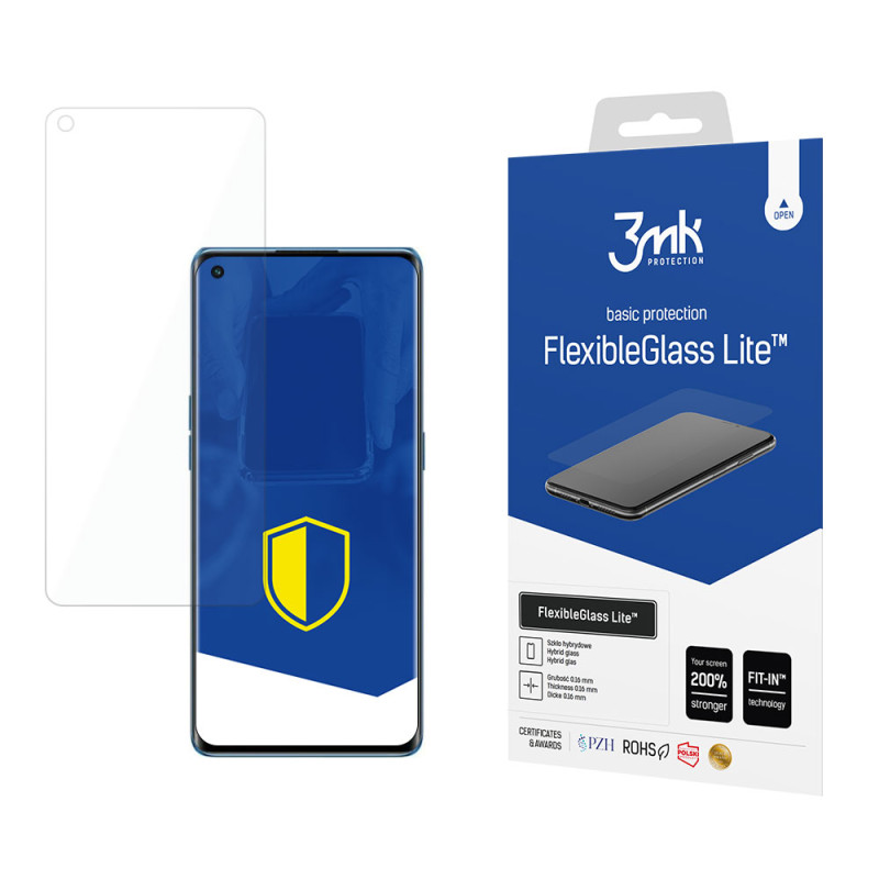 Hibridinis stiklas 3mk „FlexibleGlass Lite™“ „Oppo Reno 6 5G“ telefone