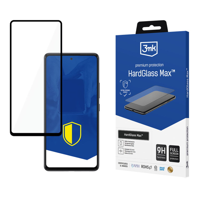 Grūdintas stiklas 9H 3mk HardGlass Max, skirtas Samsung Galaxy A53 5G