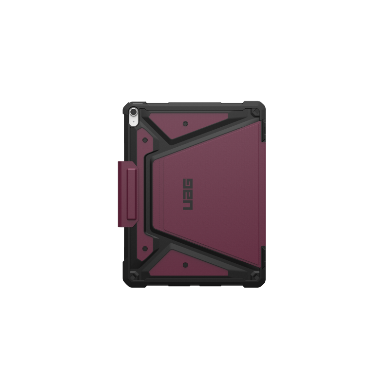 UAG Metropolis SE dėklas su stovu ir Apple Pencil laikikliu, skirtas iPad Air 13", 2024 m. - raudonas