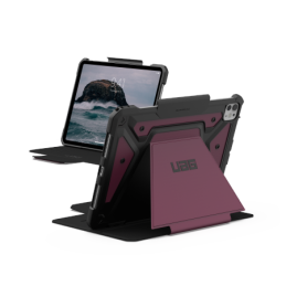 UAG Metropolis SE dėklas su stovu ir Apple Pencil laikikliu, skirtas iPad Pro 11" 2024 - raudonas