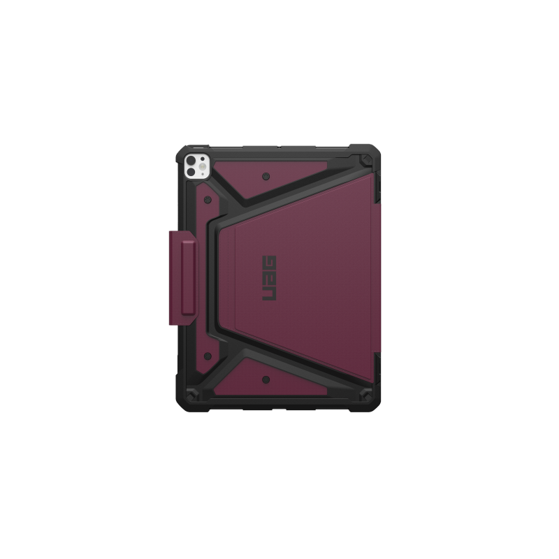 UAG Metropolis SE dėklas su stovu ir Apple Pencil laikikliu, skirtas iPad Pro 13" (2024) – raudonas