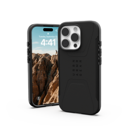 UAG Civilian Magsafe dėklas, skirtas iPhone 16 Pro – juodas