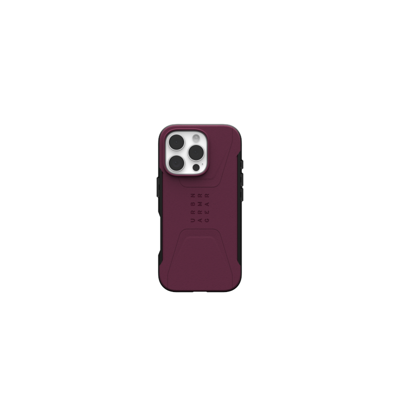 UAG Civilian Magsafe iPhone 16 Pro dėklas – raudonas