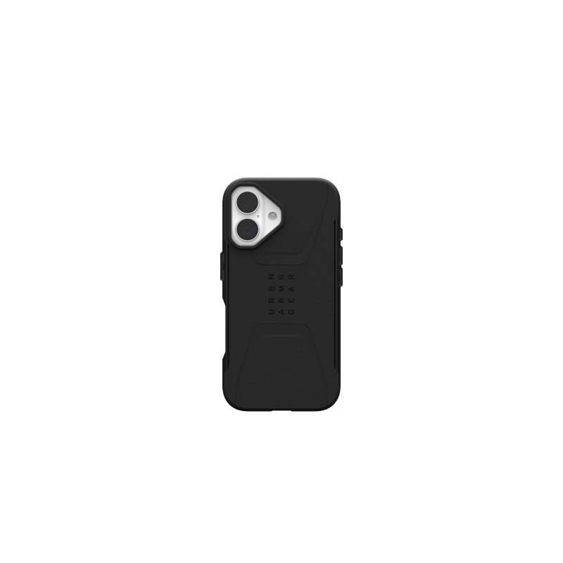 UAG Civilian Magsafe dėklas, skirtas iPhone 16 (juodas)