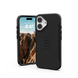 UAG Civilian Magsafe dėklas, skirtas iPhone 16 (juodas)