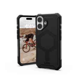UAG Essential Armor Magsafe dėklas, skirtas iPhone 16 (juodas)
