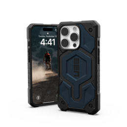 UAG „Monarch Pro“ dėklas su „MagSafe“ apsauga, skirtas „iPhone 16 Pro“ – mėlynas