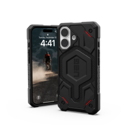 UAG „Monarch Pro“ dėklas su apsauga nuo magnetų, skirtas „iPhone 16“ – juodas