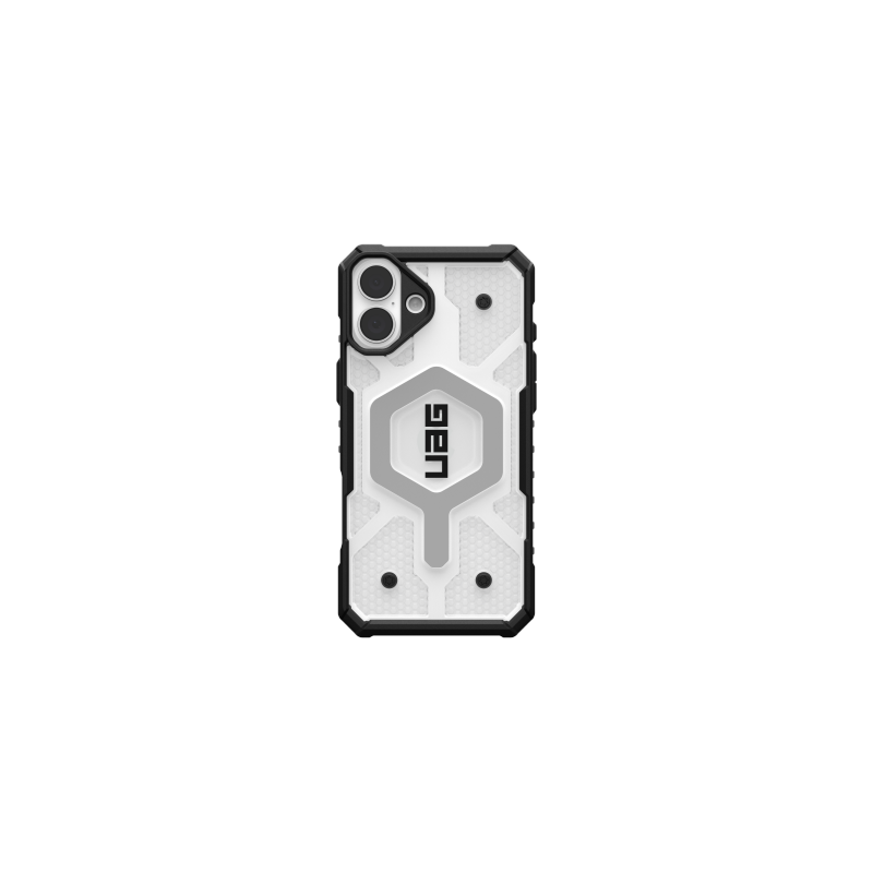 UAG Pathfinder Clear Magsafe iPhone 16 Plus dėklas – baltas