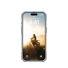 UAG Pathfinder Clear Magsafe iPhone 16 Pro dėklas, suderinamas su MagSafe – žalias