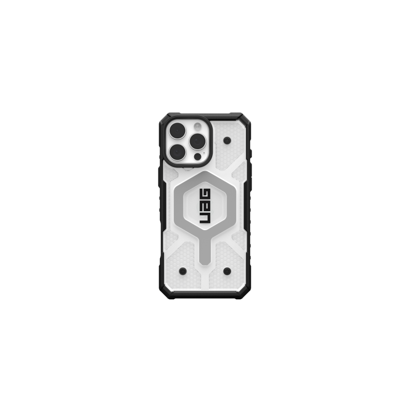 UAG Pathfinder skaidrus „Magsafe“ dėklas, skirtas „iPhone 16 Pro Max“ – baltas