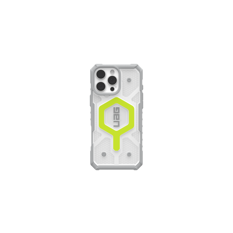 UAG Pathfinder Clear Magsafe iPhone 16 Pro Max dėklas – žalias