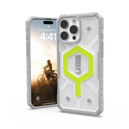 UAG Pathfinder Clear Magsafe iPhone 16 Pro Max dėklas – žalias
