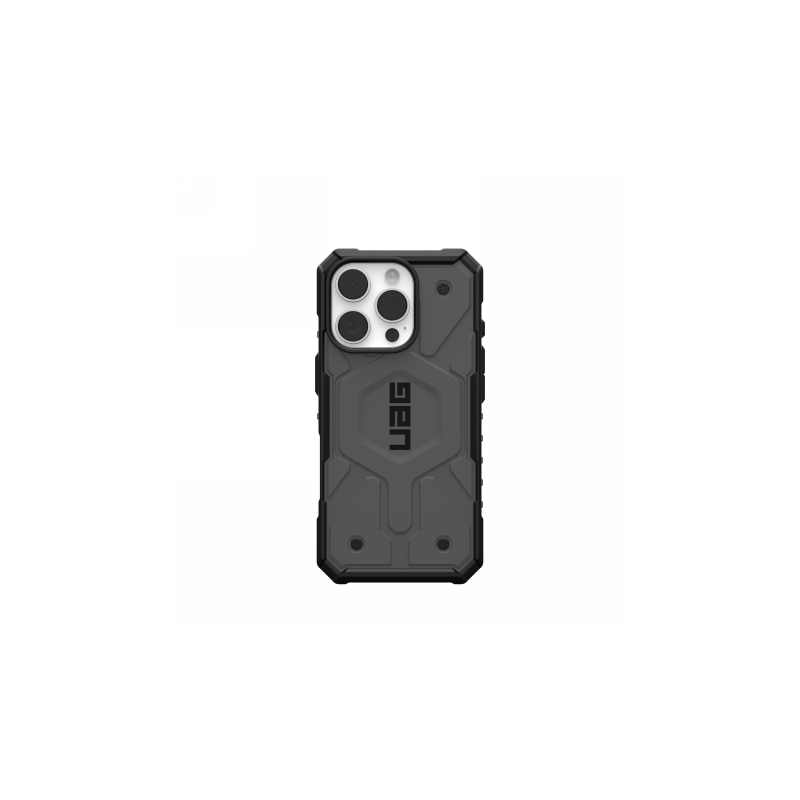 UAG Pathfinder Magsafe dėklas, skirtas iPhone 16 Pro - sidabrinis