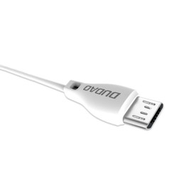 Dudao mikro USB laidas 2.4A 2m baltas (L4M 2m baltas)