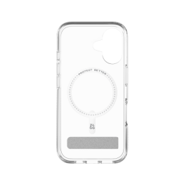 ZAGG Crystal Palace „MagSafe“ dėklas su užsegamu stovu, skirtas iPhone 16 – skaidrus