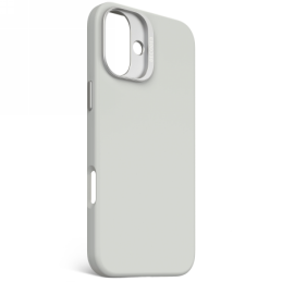 „Decoded“ antimikrobinis silikoninis galinis dėklas su „MagSafe“, skirtas „iPhone 16 Plus“ – pilkas